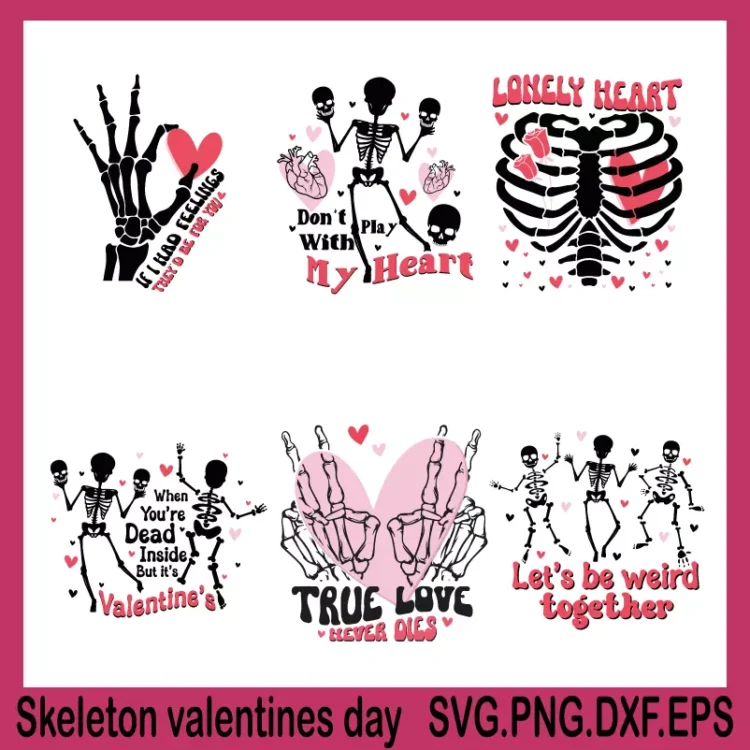 Skeleton Valentines, happy valentines day svg,valentine’s day svg
