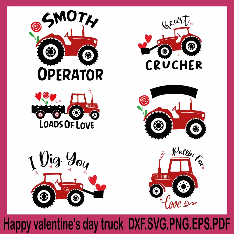 happy valentine's day, truckfunny valentine svg, valentine day svg