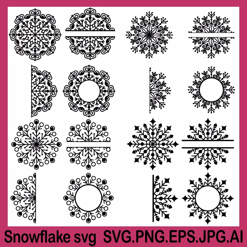 Snowflake svg, snowflakes svg, snowflakes png