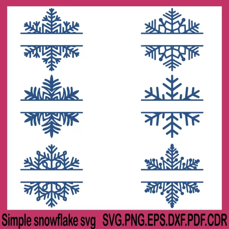 simple snowflake svg, svg snowflakes, svg snowflake
