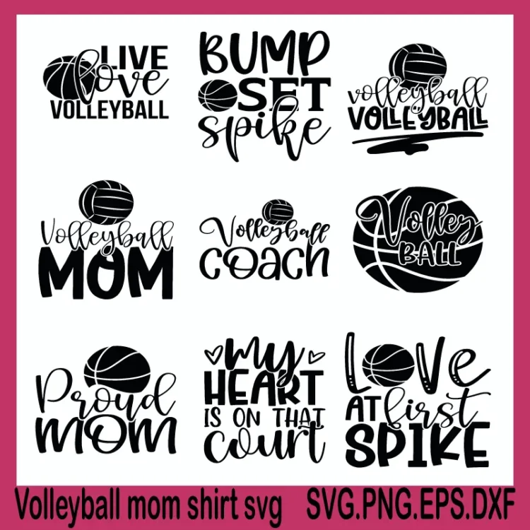 volleyball mom shirt svg, volleyball mom svg, volleyball net svg
