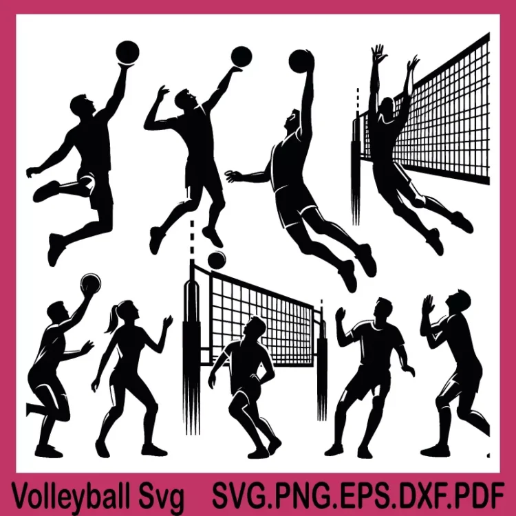 volleyball png, Volleyball svg, female volleyball player png