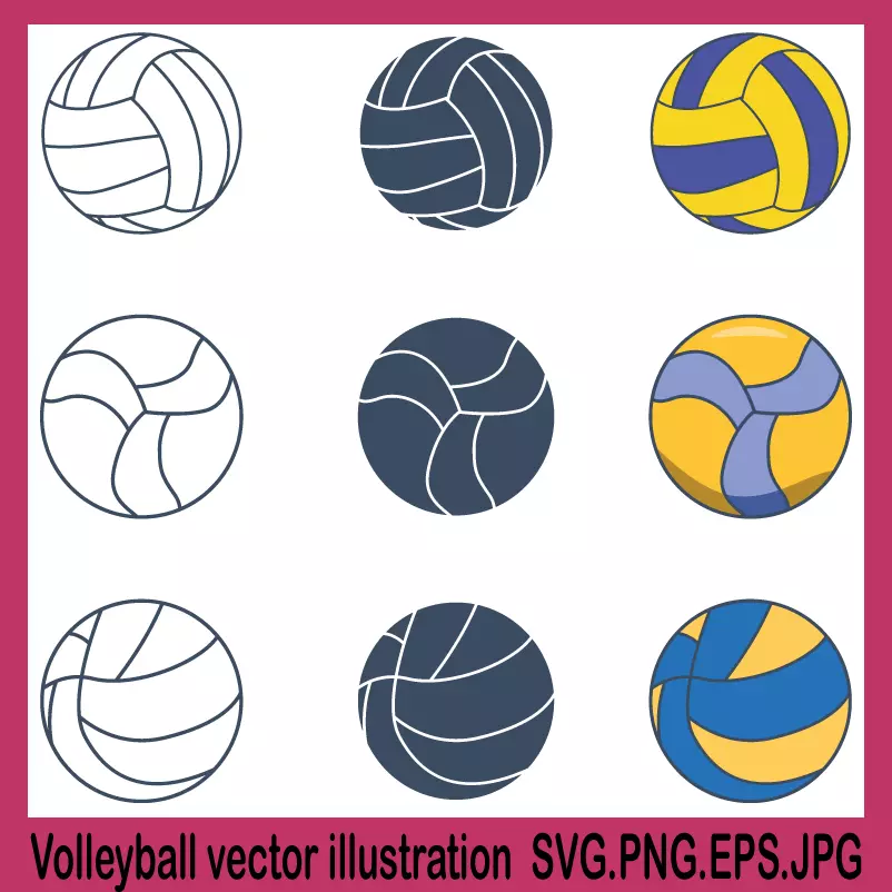 volleyball vector illustration, volleyball png, Volleyball svg